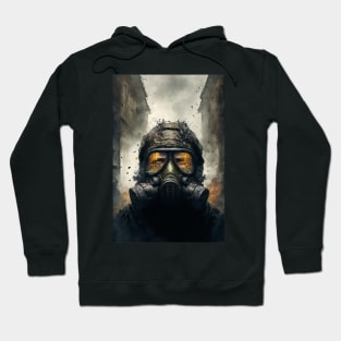 Man In Gas Mask Hoodie